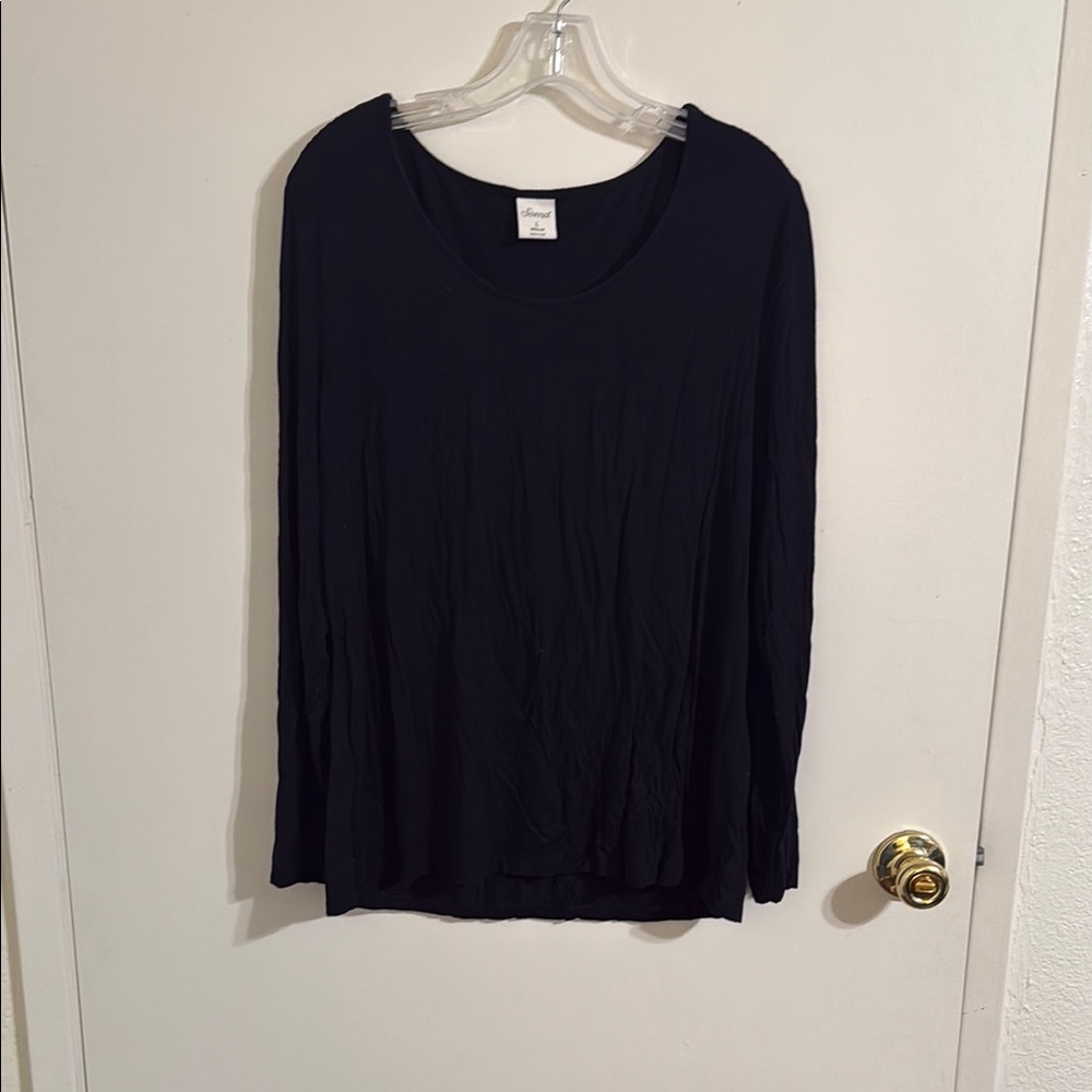 Black Long Sleeve Top